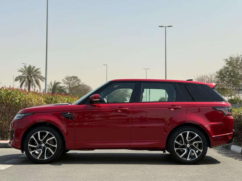 Kırmızı Land Rover Range Rover Sport Autobiography 2021